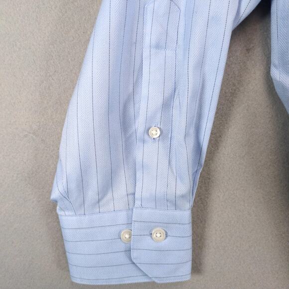 Coca-Cola Embroidered Roberto Villini Blue Dress Shirt Men's L 80's 2Ply No-Iron - Picture 10 of 10